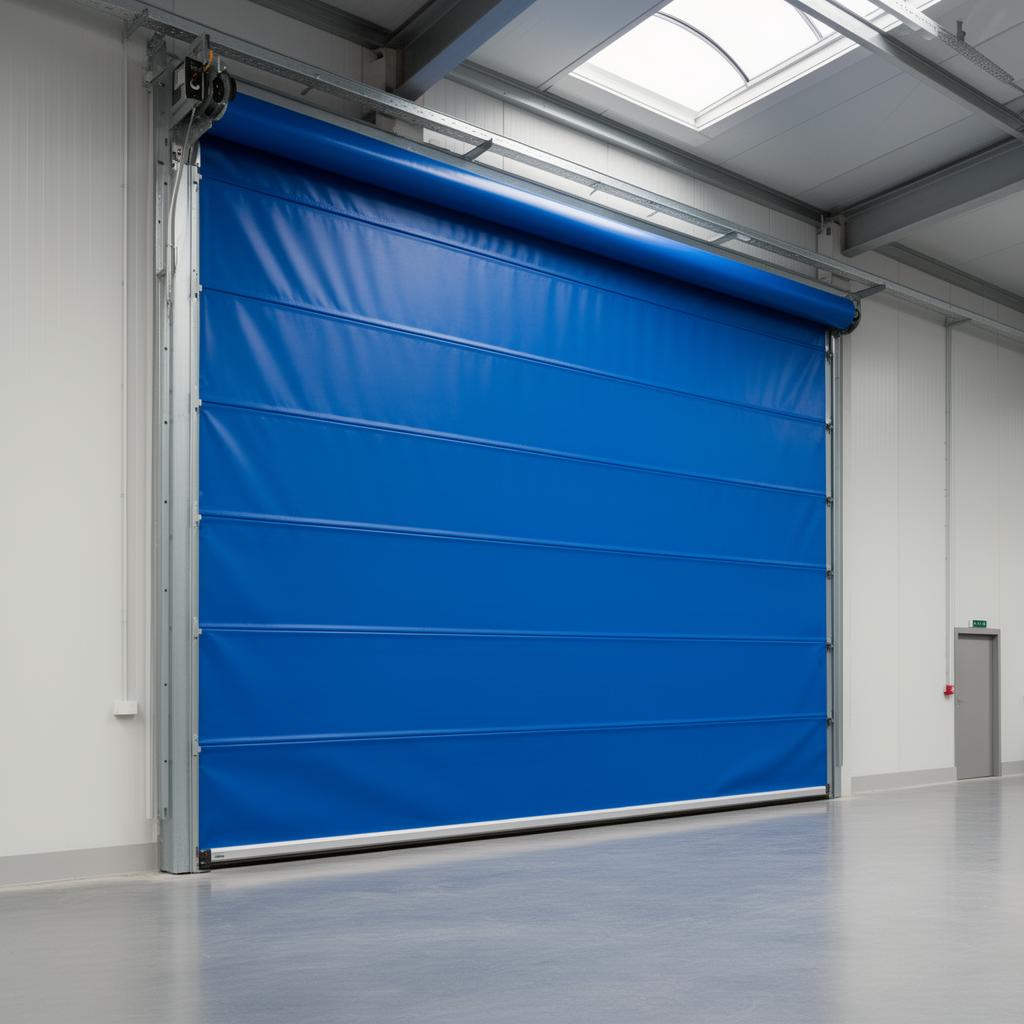 Porte rapide pour flux logistiques en intérieur